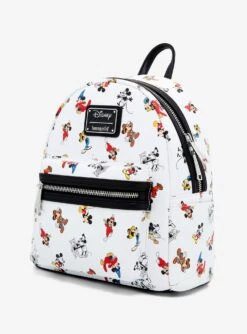 Loungefly Disney Mickey Mouse Outfits Allover Print Mini Backpack - BoxLunch Exclusive -Boxlunch 17060688 av1