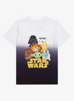 Star Wars Chibi Characters Youth Dip-Dye T-Shirt - BoxLunch Exclusive