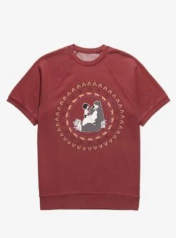 Disney The Jungle Book Baloo & Mowgli Circle Portrait Short Sleeve Sweatshirt - BoxLunch Exclusive