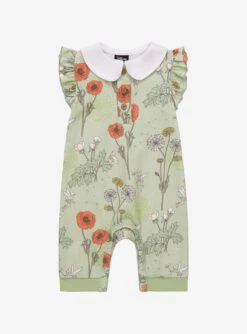 Our Universe Disney Peter Pan Tinker Bell Ruffled Collar Infant One-Piece - BoxLunch Exclusive