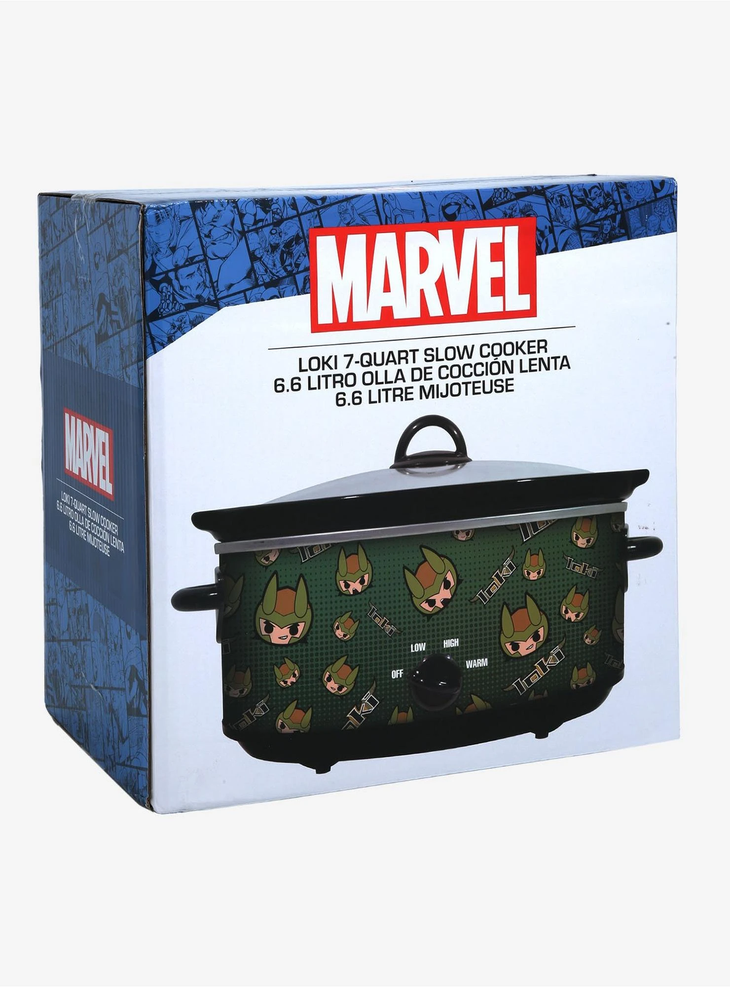 Marvel Loki Chibi Loki 7-Quart Slow Cooker - BoxLunch Exclusive 6 Marvel Loki Chibi Loki 7-Quart Slow Cooker - BoxLunch Exclusive - Image 4
