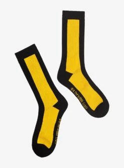 Harry Potter Hufflepuff Badger Mascot Crew Socks - BoxLunch Exclusive 5 Harry Potter Hufflepuff Badger Mascot Crew Socks - BoxLunch Exclusive -Boxlunch 17259062 av1