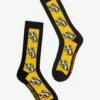 Harry Potter Hufflepuff Badger Mascot Crew Socks - BoxLunch Exclusive -Boxlunch 17259062 hi