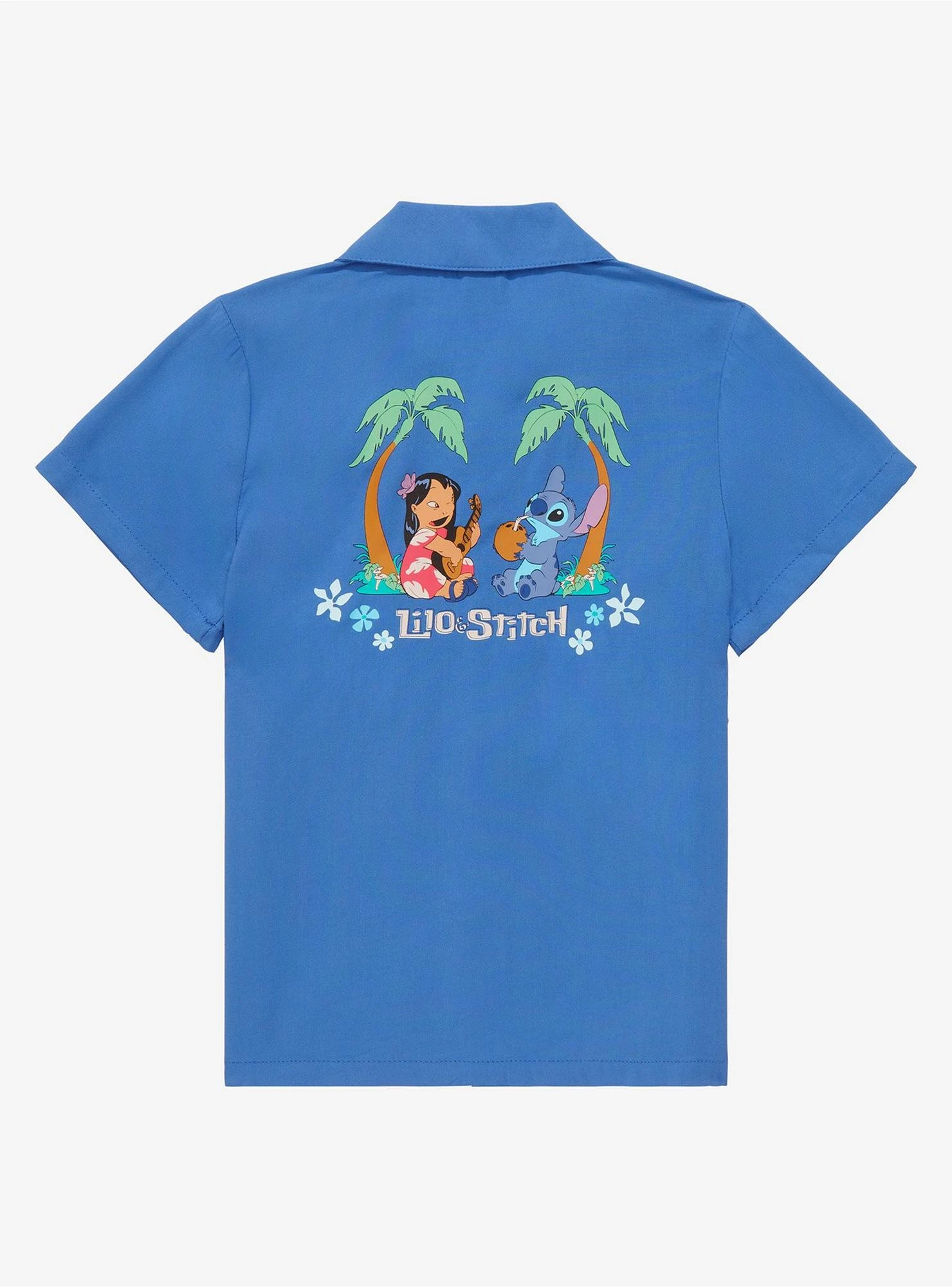 Disney Lilo & Stitch Island Life Toddler Woven Button-Up - BoxLunch Exclusive 4 Disney Lilo & Stitch Island Life Toddler Woven Button-Up - BoxLunch Exclusive - Image 2