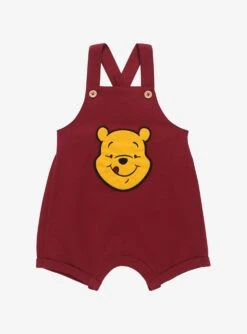 Disney Winnie The Pooh Smiling Portrait Infant Overalls - BoxLunch Exclusive