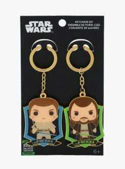 Loungefly Star Wars: Episode I - The Phantom Menace Chibi Obi-Wan & Qui-Gon Jedi Keychain Set - BoxLunch Exclusive 5 Loungefly Star Wars: Episode I - The Phantom Menace Chibi Obi-Wan & Qui-Gon Jedi Keychain Set - BoxLunch Exclusive -Boxlunch 17352399 av1