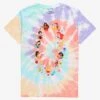 Disney Princess Floral Portraits Youth Tie-Dye T-Shirt - BoxLunch Exclusive -Boxlunch 17354994 hi