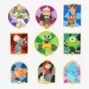 Loungefly Disney Pixar Characters Stained Glass Portraits Blind Box Enamel Pin - BoxLunch Exclusive -Boxlunch 17356624 hi