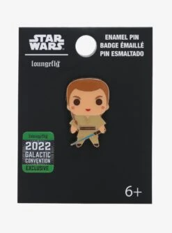 Loungefly Star Wars: Episode I - The Phantom Menace Chibi Obi-Wan Kenobi (Padawan) Enamel Pin - BoxLunch Exclusive -Boxlunch 17356642 av1