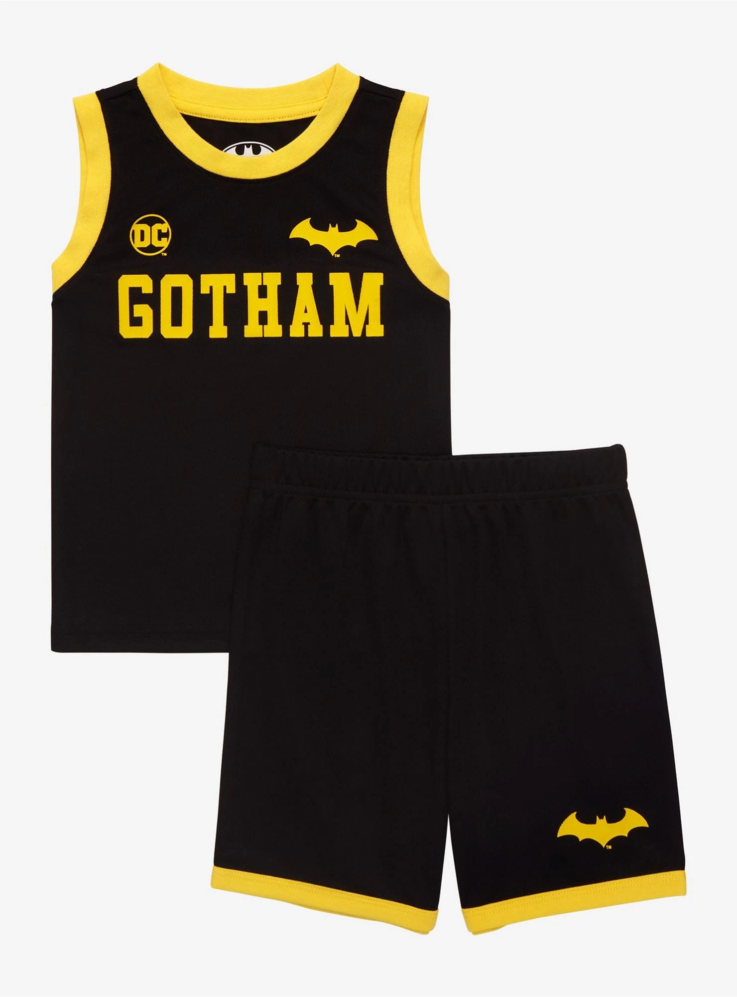 DC Comics Batman Gotham Toddler Basketball Shorts - BoxLunch Exclusive 5 DC Comics Batman Gotham Toddler Basketball Shorts - BoxLunch Exclusive - Image 3