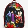 Disney Villains Group Portrait Floral Mini Backpack - BoxLunch Exclusive -Boxlunch 17368834 hi