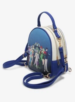 Pretty Guardian Sailor Moon Sailor Guardians & Black Moon Reversible Mini Backpack - BoxLunch Exclusive -Boxlunch 17398822 av2