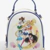 Pretty Guardian Sailor Moon Sailor Guardians & Black Moon Reversible Mini Backpack - BoxLunch Exclusive -Boxlunch 17398822 hi
