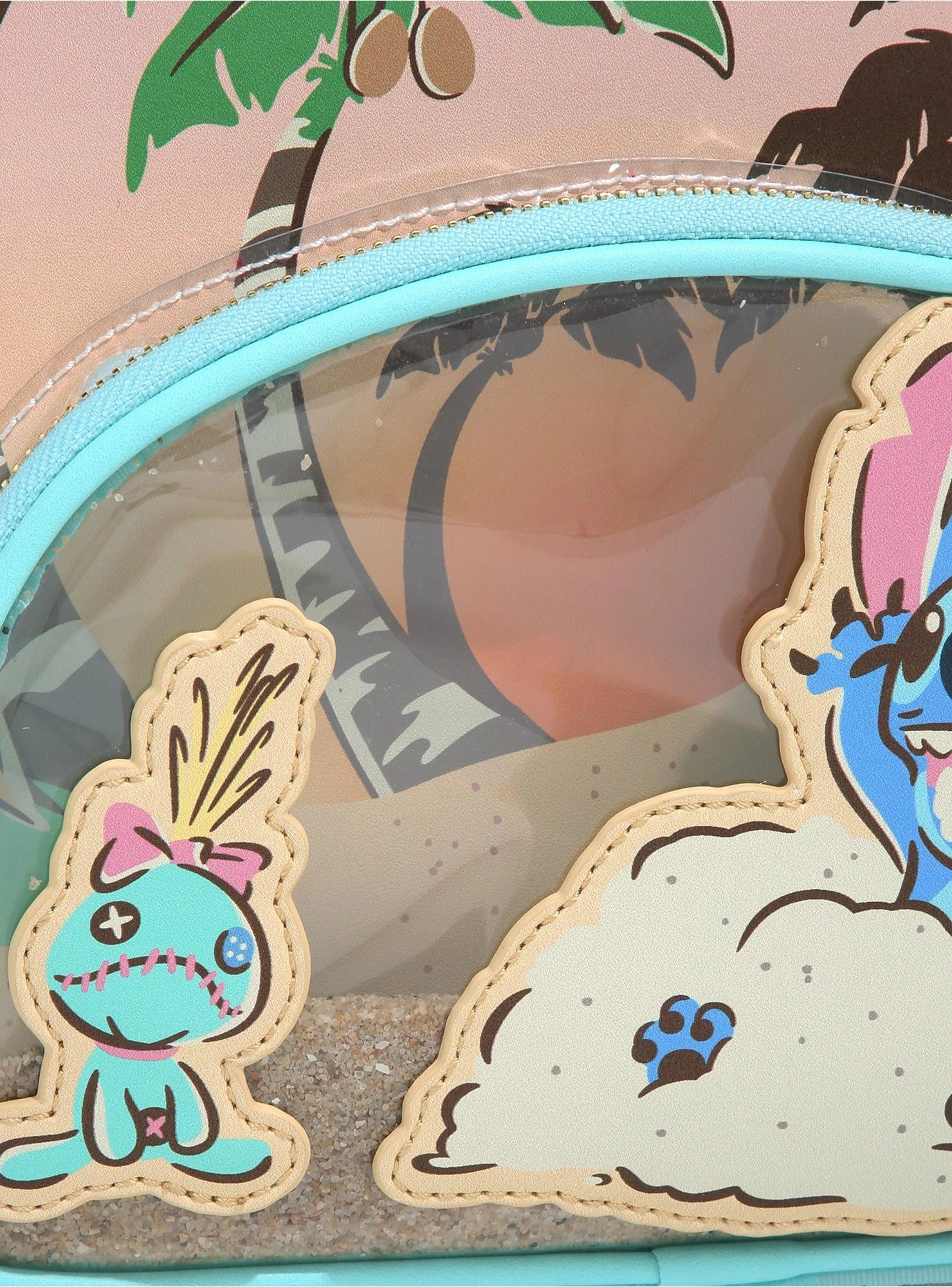 Our Universe Lilo & Stitch Scrump & Stitch Beach Sand Mini Backpack - BoxLunch Exclusive 6 Our Universe Lilo & Stitch Scrump & Stitch Beach Sand Mini Backpack - BoxLunch Exclusive - Image 4