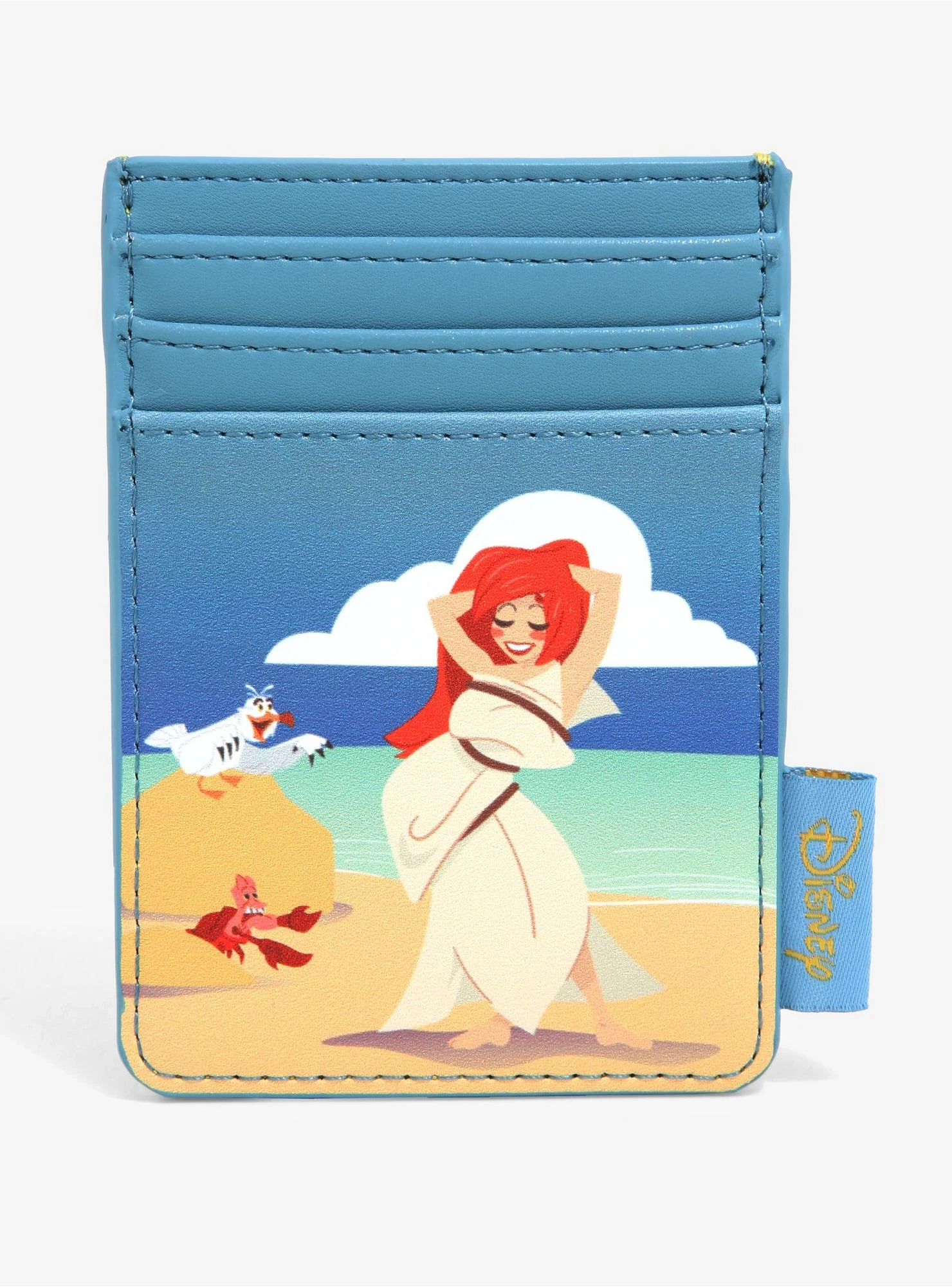 Loungefly Disney The Little Mermaid Ariel & Friends Beach Cardholder - BoxLunch Exclusive 3 Loungefly Disney The Little Mermaid Ariel & Friends Beach Cardholder - BoxLunch Exclusive