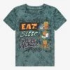 Marvel Guardians Of The Galaxy Groot Eat Sleep Tie-Dye Toddler T-Shirt - BoxLunch Exclusive -Boxlunch 17544714 hi
