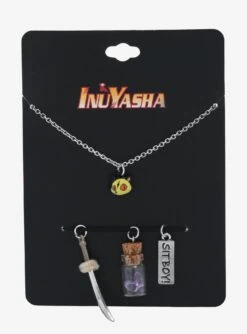 InuYasha Icons Multi-Charm Necklace - BoxLunch Exclusive -Boxlunch 17668419 av2