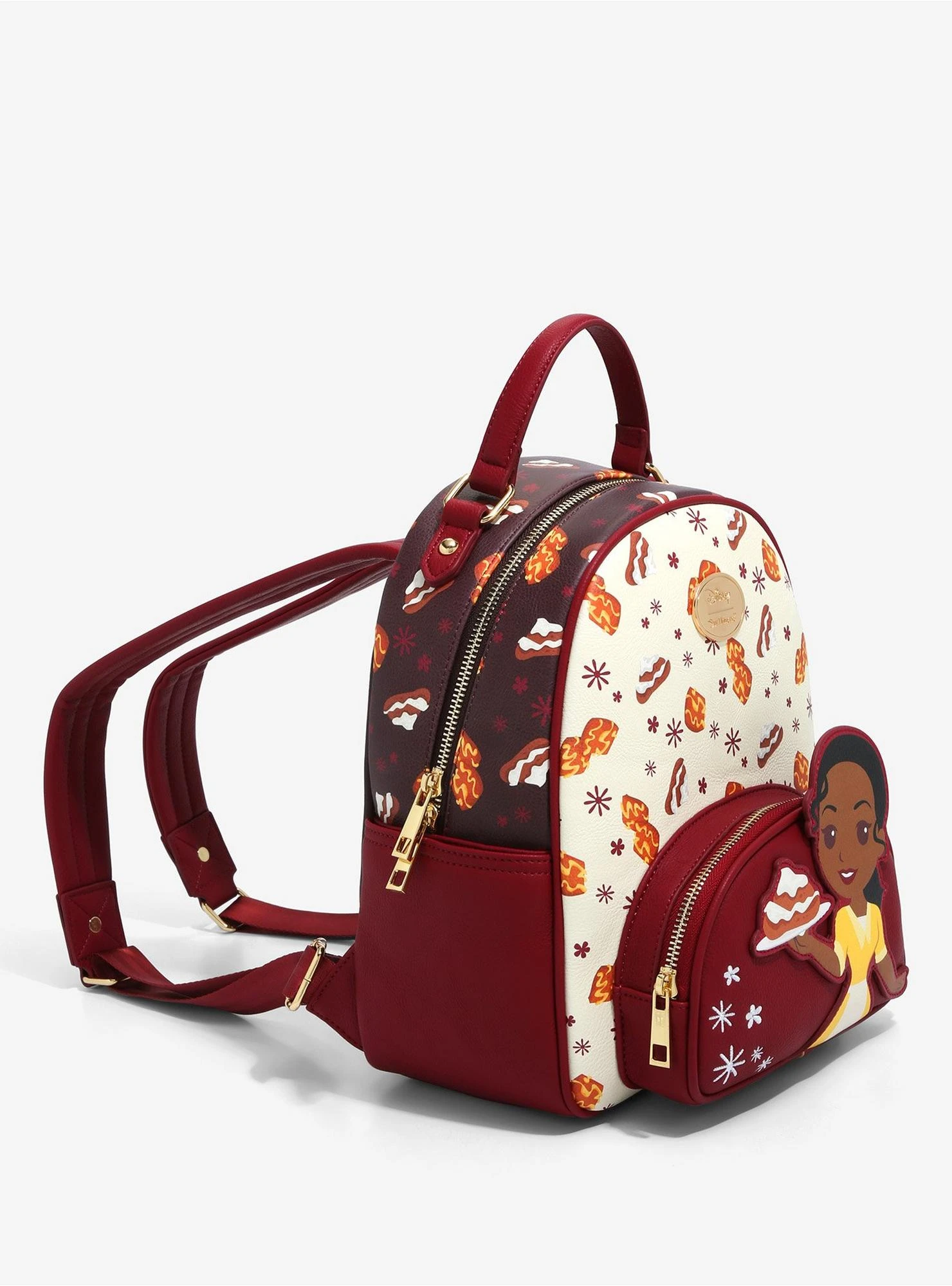 Our Universe Disney The Princess And The Frog Tiana & Beignets Mini Backpack - BoxLunch Exclusive 4 Our Universe Disney The Princess And The Frog Tiana & Beignets Mini Backpack - BoxLunch Exclusive - Image 2