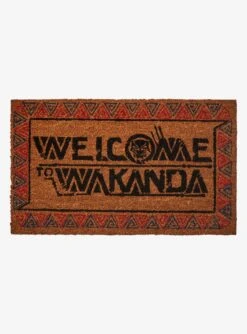 Marvel Black Panther Welcome To Wakanda Doormat - BoxLunch Exclusive
