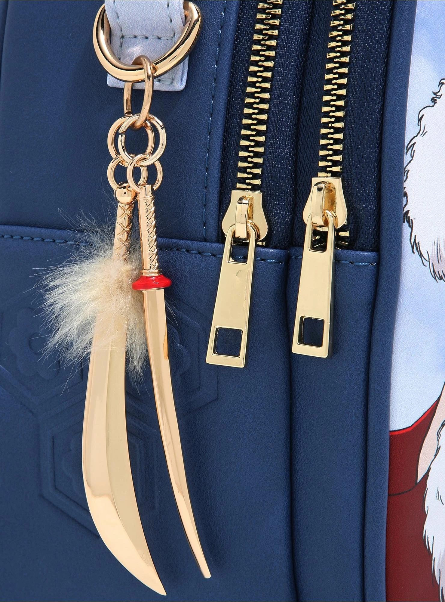 InuYasha Brothers & Weapons Mini Backpack - BoxLunch Exclusive 6 InuYasha Brothers & Weapons Mini Backpack - BoxLunch Exclusive - Image 4