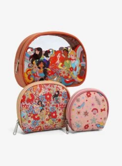 Disney Princess Groovy Group Portrait Cosmetic Bag Set - BoxLunch Exclusive -Boxlunch 17721451 av1