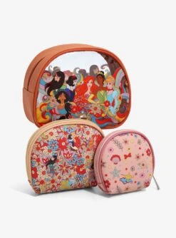 Disney Princess Groovy Group Portrait Cosmetic Bag Set - BoxLunch Exclusive -Boxlunch 17721451 av2