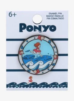 Loungefly Studio Ghibli Ponyo Circular Frame Enamel Pin - BoxLunch Exclusive -Boxlunch 17903796 av1