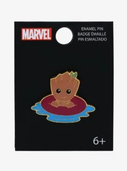 Loungefly Marvel Guardians Of The Galaxy Baby Groot Tube Float Enamel Pin - BoxLunch Exclusive -Boxlunch 17903800 av1