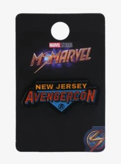 Marvel Ms. Marvel New Jersey Avengercon Logo Enamel Pin - BoxLunch Exclusive -Boxlunch 18053862 av1