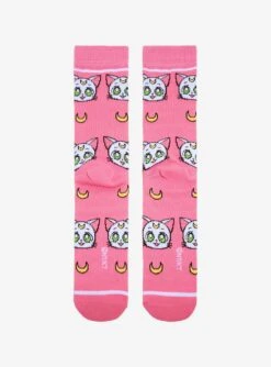 Sailor Moon Luna & Artemis Crew Socks - BoxLunch Exclusive -Boxlunch 18228079 av2