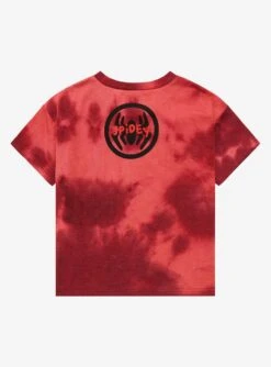 Marvel Spider-Man Spidey Face Tie-Dye Toddler T-Shirt - BoxLunch Exclusive -Boxlunch 18247000 av1