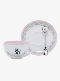 Studio Ghibli Kiki’s Delivery Service Jiji Teacup & Spoon Set - BoxLunch Exclusive 11 Studio Ghibli Kiki’s Delivery Service Jiji Teacup & Spoon Set - BoxLunch Exclusive -Boxlunch 18250377 av3