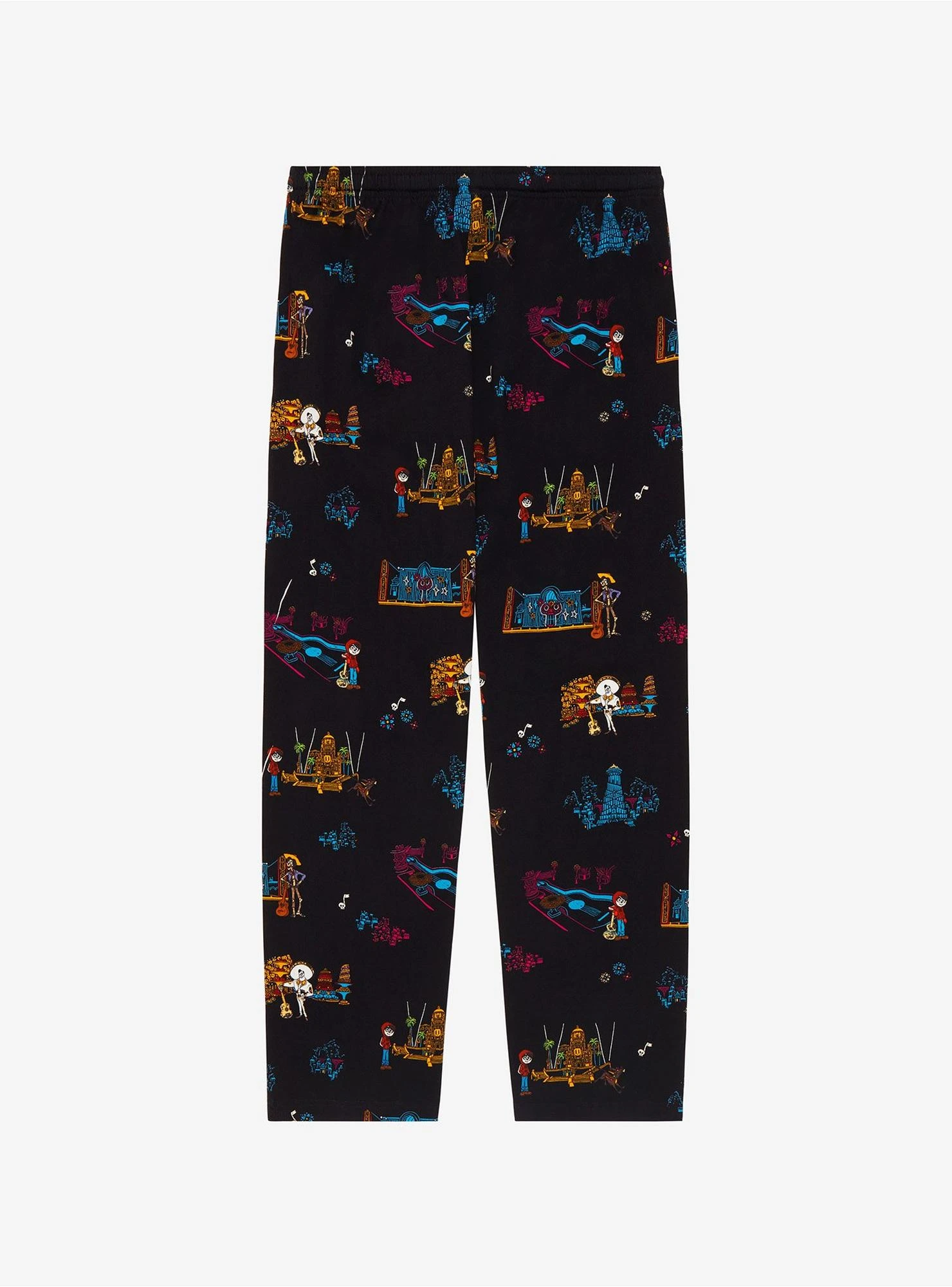 Disney Pixar Coco Land Of The Dead Scenic Lounge Pants - BoxLunch Exclusive 4 Disney Pixar Coco Land Of The Dead Scenic Lounge Pants - BoxLunch Exclusive - Image 2