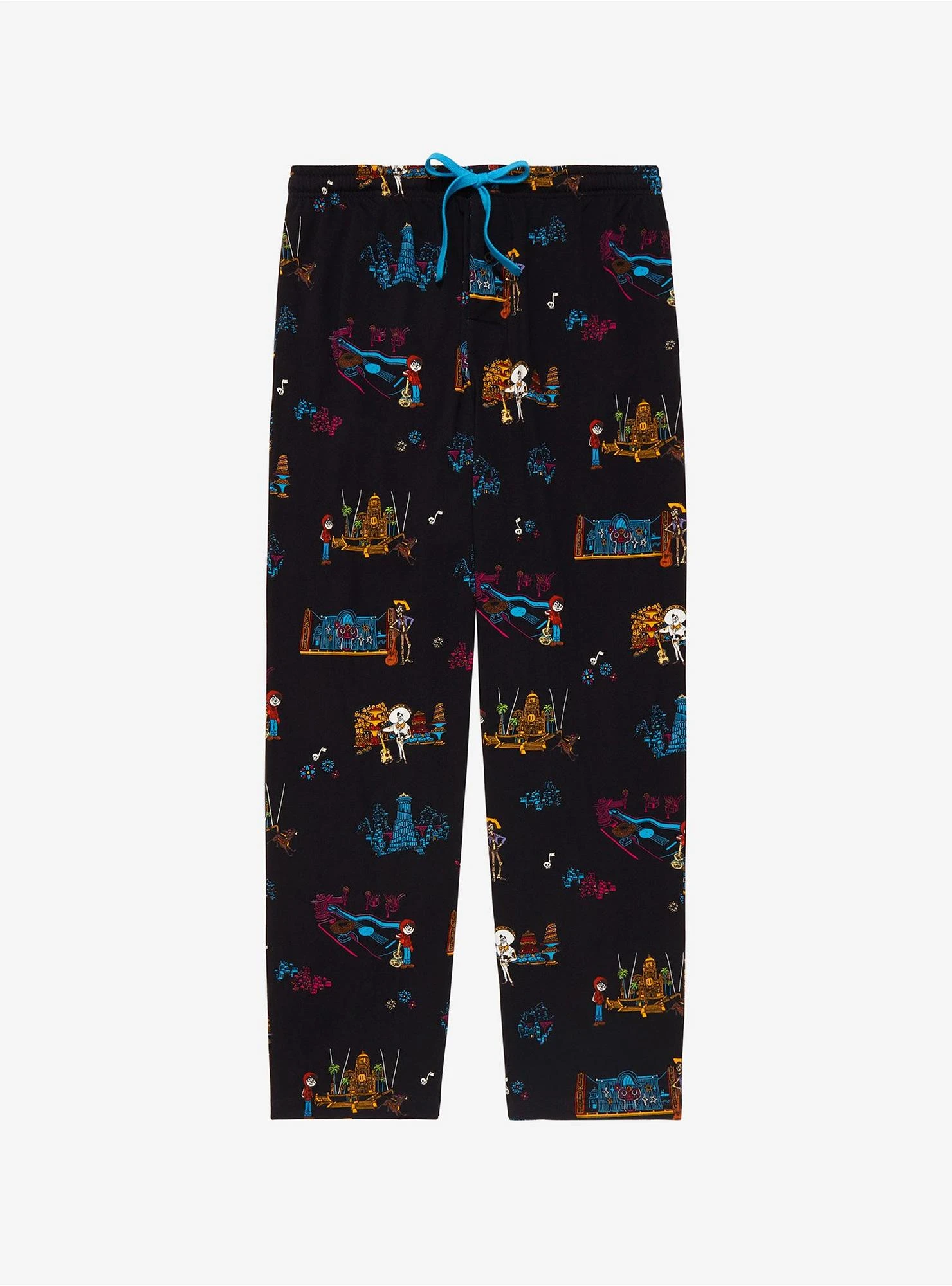 Disney Pixar Coco Land Of The Dead Scenic Lounge Pants - BoxLunch Exclusive 3 Disney Pixar Coco Land Of The Dead Scenic Lounge Pants - BoxLunch Exclusive