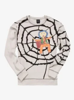 Coraline Trapped In A Web Crewneck - BoxLunch Exclusive
