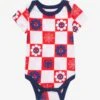 Marvel Spider-Man Retro Checkered Infant One-Piece - BoxLunch Exclusive -Boxlunch 18625715 hi