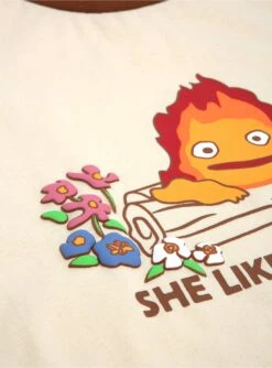 Studio Ghibli Howl's Moving Castle Calcifer Spark Toddler Ringer T-Shirt - BoxLunch Exclusive! -Boxlunch 18626226 av2