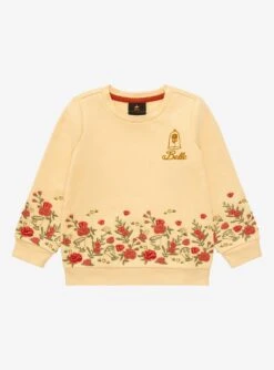 Disney Beauty And The Beast Belle Floral Toddler Crewneck - BoxLunch Exclusive