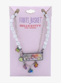 Fruits Basket X Hello Kitty And Friends Chibi Characters Necklace Set - BoxLunch Exclusive -Boxlunch 18666866 av2