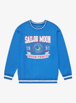 Sailor Moon Moon Power Varsity Crewneck - BoxLunch Exclusive