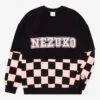 Demon Slayer: Kimetsu No Yaiba Nezuko Checkered Panel Crewneck - BoxLunch Exclusive