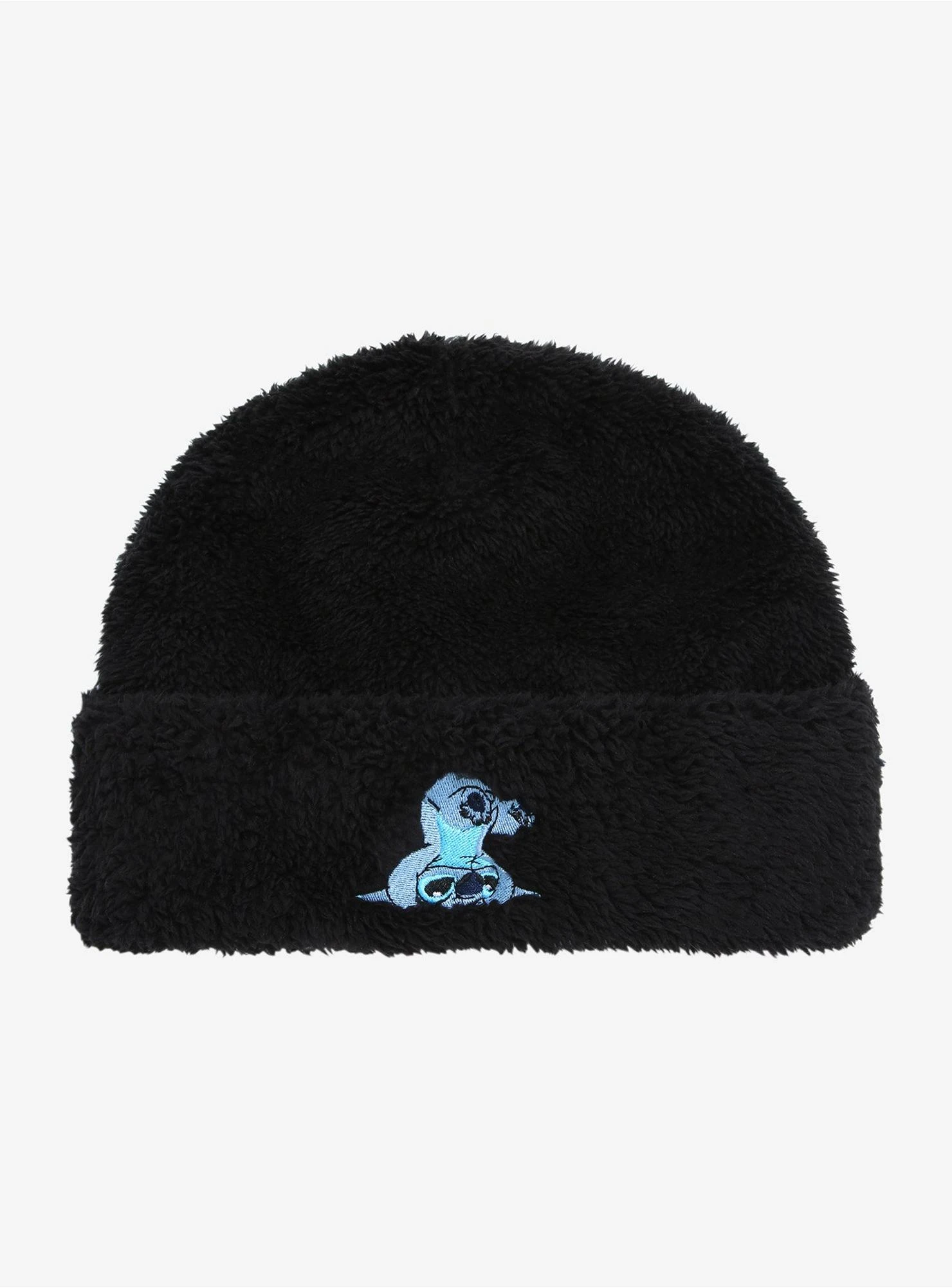 Disney Lilo & Stitch Headstand Sherpa Cuff Beanie - BoxLunch Exclusive 3 Disney Lilo & Stitch Headstand Sherpa Cuff Beanie - BoxLunch Exclusive