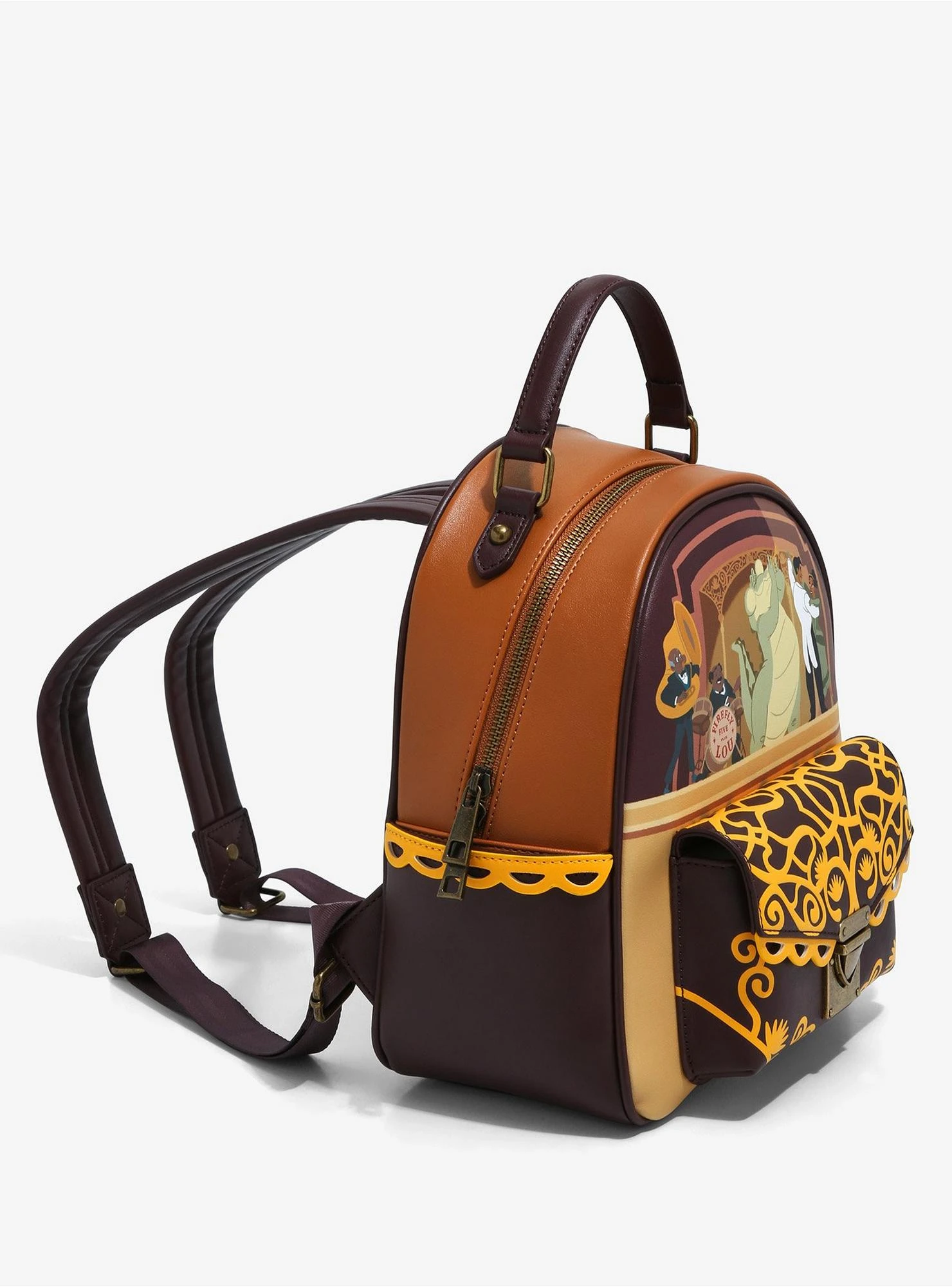 Our Universe Disney The Princess And The Frog Firefly Jazz Band Mini Backpack - BoxLunch Exclusive 4 Our Universe Disney The Princess And The Frog Firefly Jazz Band Mini Backpack - BoxLunch Exclusive - Image 2
