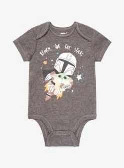 Star Wars The Mandalorian Reach For The Stars Infant One-Piece - BoxLunch Exclusive