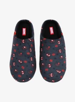 Marvel Spider-Man Miles Morales Chibi Allover Print Slippers - BoxLunch Exclusive -Boxlunch 18858796 av1
