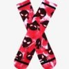 Marvel Spider-Man Miles Morales Chibi Allover Print Tie-Dye Crew Socks - BoxLunch Exclusive -Boxlunch 18859014 hi