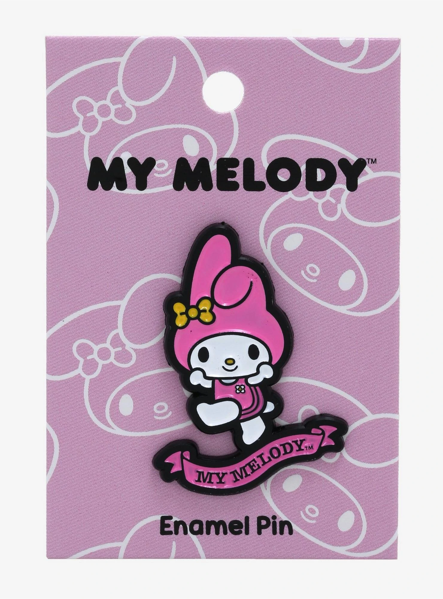 Sanrio My Melody Name Banner Enamel Pin - BoxLunch Exclusive 4 Sanrio My Melody Name Banner Enamel Pin - BoxLunch Exclusive - Image 2