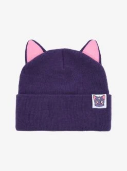 Sailor Moon Crystal Luna Eared Cuff Beanie - BoxLunch Exclusive