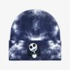 Disney The Nightmare Before Christmas Jack Skellington Tie-Dye Cuff Beanie - BoxLunch Exclusive -Boxlunch 19178554 hi