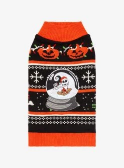 Disney The Nightmare Before Christmas Jack & Zero Pet Holiday Sweater - BoxLunch Exclusive